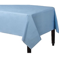 Pastel Blue Party Supplies Pastel Blue Plastic Tablecover 