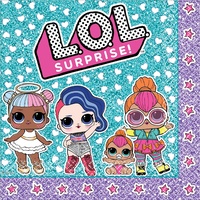 LOL Surprise Party Supplies - Lunch Napkins Pack of 16