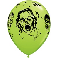 Zombie Balloon 28cm Green