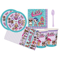 LOL Party Supplies - LOL Dolls 16 Person Deluxe Guest Pack