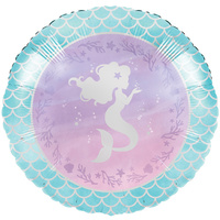 Mermaid Shine Party Supplies Foil Metallic Balloon