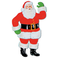 Christmas Party Supplies Jointed Santa Cutout
