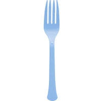 Pastel Blue Forks 20 Pack