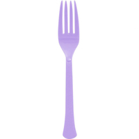 Lavender Purple Forks 20 Pack