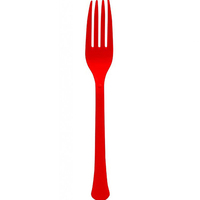 Red Apple Forks 20 Pack