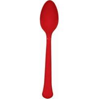 Apple Red Spoons 20 Pack