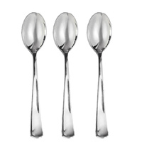 Premium Silver Spoons 32 Pack