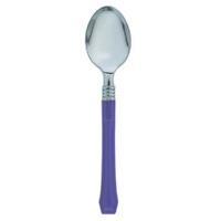 Premium Purple New Spoons 20 Pack