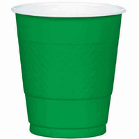 Festive Green Cups 20 Pack
