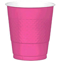 Bright Pink Cups 20 Pack