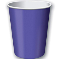 Dark Purple Cups 24 Pack