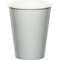 Shimmering Silver Cups 24 Pack