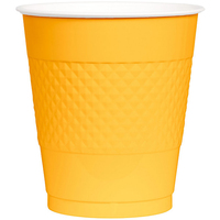 Sunshine Yellow Cups 20 Pack