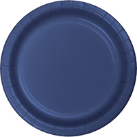 Navy Blue Plates 24 Pack