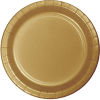 Glittering Gold Plates 24 Pack