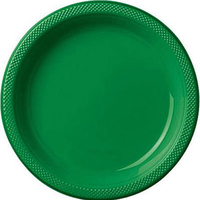 Festive Green Plates 20 Pack