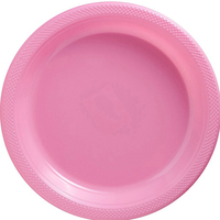 Light Pink Plates 20 Pack