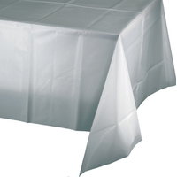 Shimmering Silver Tablecover 