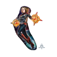 Captain Marvel Supershape Foil Balloon Girl Superhero 93cm High Approx