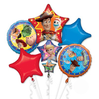 Toy Story 4 Party Supplies 5 Balloon Bouquet