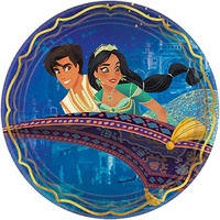 Aladdin Party Supplies Dinner Plates Round 