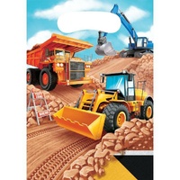 Big Dig Construction Loot Bags 8 Pack