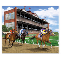 Melbourne Cup Horse Racing Mural Photo-Op Wall Decoration