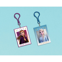 Frozen 2 Vinyl Key chains Party Loot Favours 8 Pack Anna Elsa