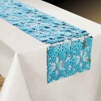 Frozen 2 Party Supplies Foil Table Runner Blue