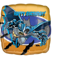 Batman Happy Birthday Foil Square Balloon 