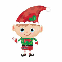 Christmas SuperShape Elf Foil Balloon 