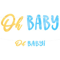 Oh Baby Boy Letter Banner Kit