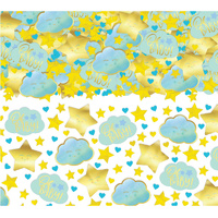 Oh Baby Boy Metallic Gold & Blue Decorating Confetti 
