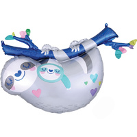Mummy & Baby Sloth SuperShape XL Foil Balloon
