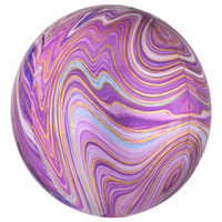 Purple Marblez Orbz XL Balloon