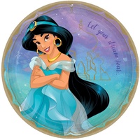 Disney Princess Once Upon A Time Round Jasmine Dinner Plates 8 Pack