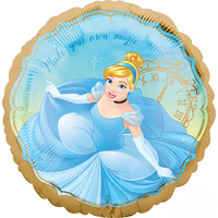 Disney Princess Cinderella Once Upon A Time 45cm Foil Round Balloon