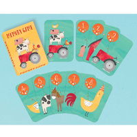 Farm Barnyard Birthday Memory Game Playing Cards Favours