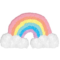 Magical Rainbow Birthday Mini Rainbow Pinata Decoration (19cm x 11cm Approx)