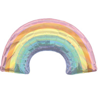 Holographic Iridescent Pastel Rainbow SuperShape Balloon 