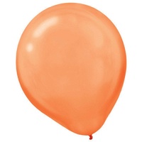 Orange Peel Pearl Finish Latex Balloons 72 Pack