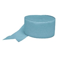 Crepe Streamers - Baby Blue