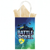 Battle Royal Printed Paper Kraft Party Bags x8 Pack