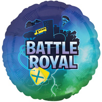 Battle Royal Foil Round Large Balloon 45cm Approx