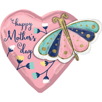 Happy Mother's Day Butterfly & Heart Multi-Balloon XL 