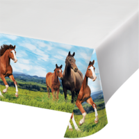 Melbourne Cup Horse and Pony Tablecover Plastic