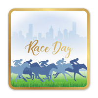 Melbourne Cup Race Day Hot Stamped Drink Coasters 6 Pack