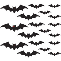 Halloween Cemetery Bat Cutouts Mega Value 30 Pack