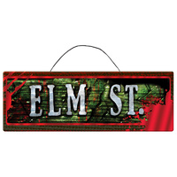 Halloween Nightmare on Elm Street Hanging Sign MDF