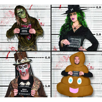 Halloween Costume Lineup Scene Setters & Assorted Photo Props Cutouts